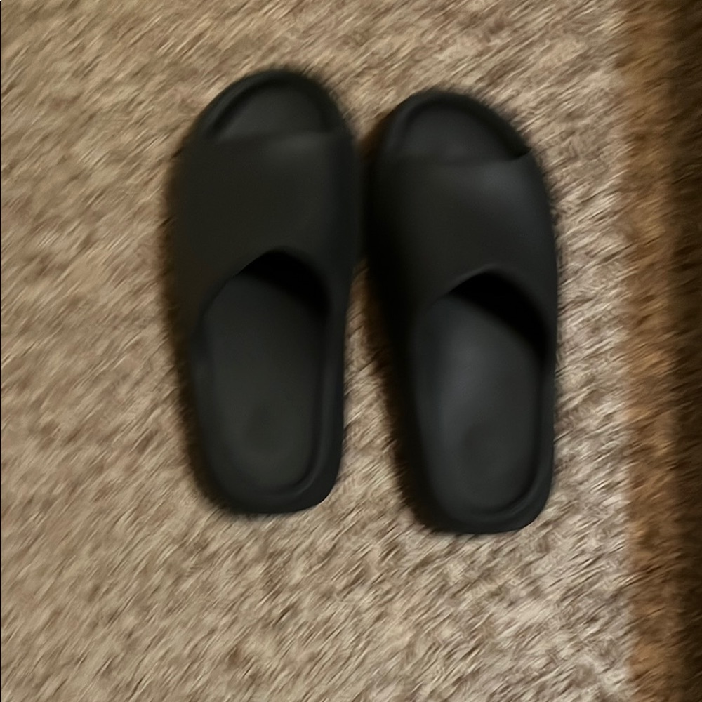 Black Slide Sandals